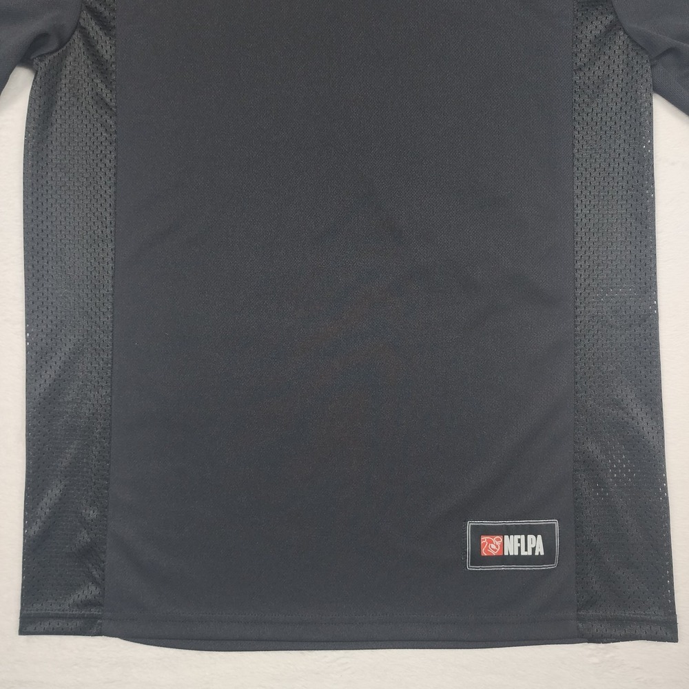 Carolina Panthers Shirt Mens Small Black NFL Team Apparel Jersey V Neck Mesh - Picture 3 of 9